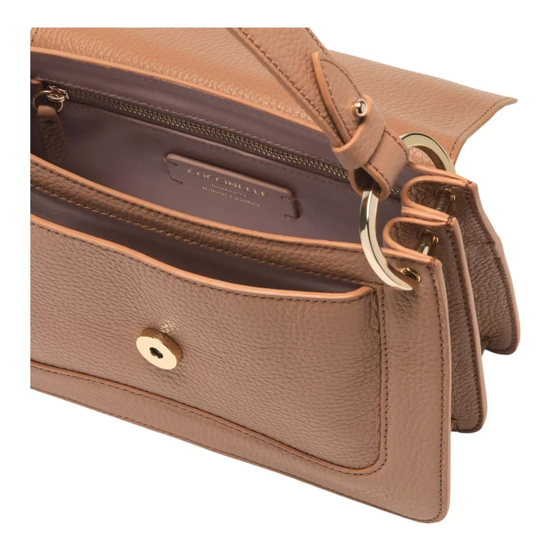 COCCINELLE Brown C-Me Top Handle Bag Small for Women | Best Price UAE